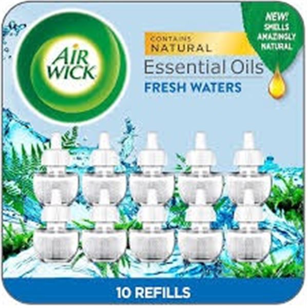 NEW 10 X 0.67OZ AIR WICK SCENTED OIL FRESH WATER
