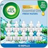 Image 1 : NEW 10 X 0.67OZ AIR WICK SCENTED OIL FRESH WATER