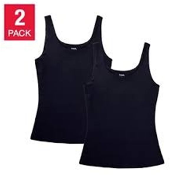 NEW FRANK 2PK LADIES SOOTHING CONTOUR TANK LARGE