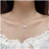 Image 4 : 1 CT GRA CERTIFIED ROUND BRILLIANT 925S NECKLACE