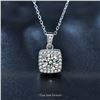 Image 1 : 1 CT GRA CERTIFIED ROUND BRILLIANT 925S NECKLACE