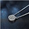Image 3 : 1 CT GRA CERTIFIED ROUND BRILLIANT 925S NECKLACE