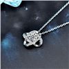 Image 2 : 1 CT GRA CERTIFIED ROUND BRILLIANT 925S NECKLACE