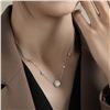 Image 3 : 1 CT GRA CERTIFIED ROUND BRILLIANT 925S NECKLACE