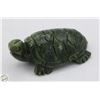 Image 1 : #2916-HAND CRAFTED GREEN JADE TORTOISE