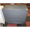 Image 1 : GREY 3 DRAWER BEDROOM DRESSER H-35" W-20"