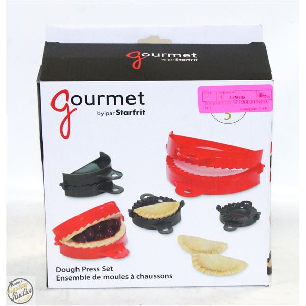 GOURMET SET OF 5 DOUGH PRESS SET