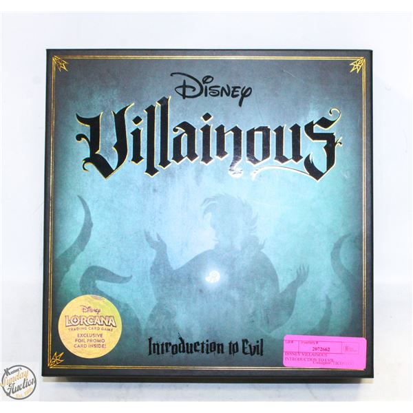 DISNEY VILLAINOUS INTRODUCTION TO EVIL