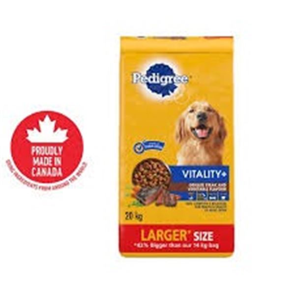 NEW 14KG PEDIGREE VITALITY+ GRILLED STEAK