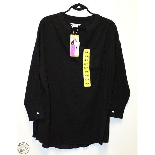 NEW ONEIL WOMENS BLACK SMALL NIGHT SHIRT