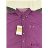 Image 1 : NEW WRANGLER XL PURPLE DRESS SHIRT