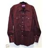 Image 2 : NEW WRANGLER XL PURPLE DRESS SHIRT