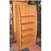 Image 1 : 5 TIER OAK COLOR SHELVING UNIT