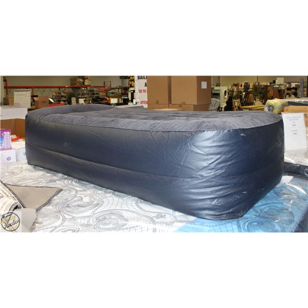 INFLATED INTEX SINGLE BLOW UP AIR MATTRESS