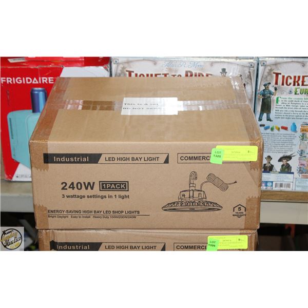 NEW INDUSTRIAL LED HIGH BAY LIGHT SHOP LIGHTS