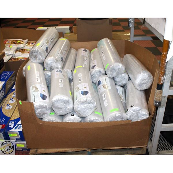PALLET OF FREIGHT CLAIM WEDGE PILLOWS
