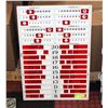 Image 1 : GAME SCOREBOARD 25"X17"