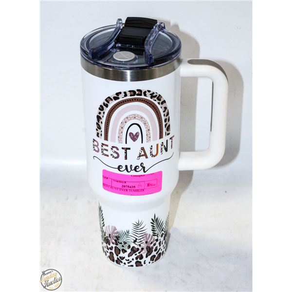 BEST AUNT EVER TUMBLER