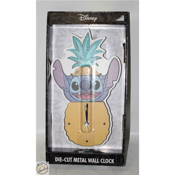 NEW DISNEY DIE-CUT METAL WALL CLOCK