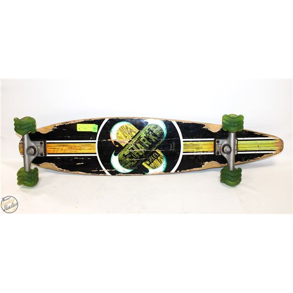 37 INCH PINTAIL SHARK WHEEL LONG BOARD