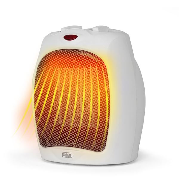 NEW W/BOX BLACK + DECKER PERSONAL CERAMIC HEATER
