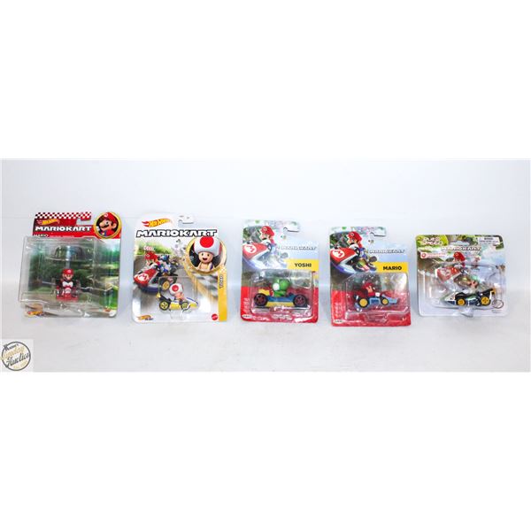 SEALED 5 MARIOKARTS VEHICLES