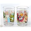 Image 1 : DREAMWORKS 2007 LOT OF 2 GLASS SHREK THE