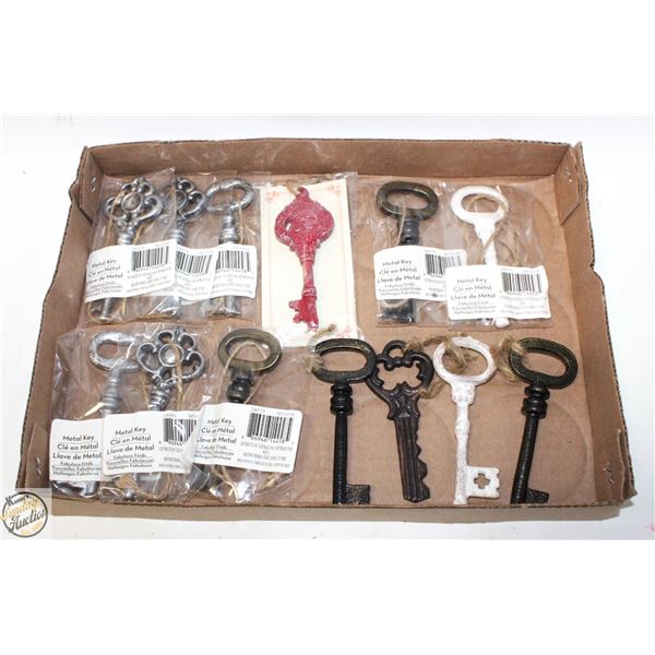NEW 9 METAL KEY'S