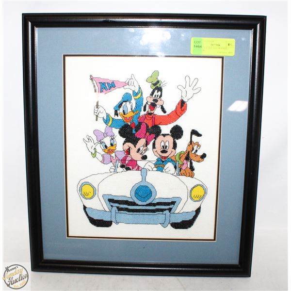MICKEY & FRIENDS FRAMED PICTURE