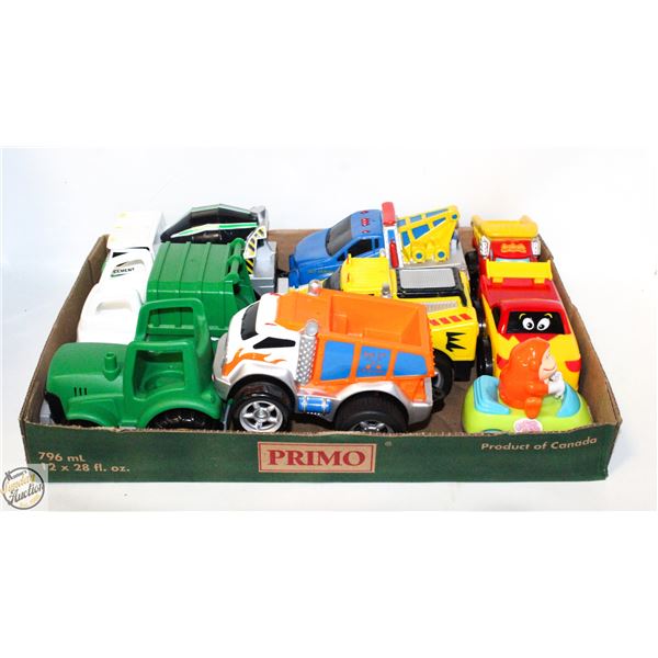 FLAT OF KIDS TOY CARS