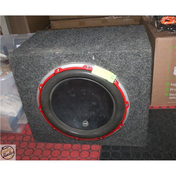 JL AUDIO 12W6 SUBWOOFER IN BOX (UNTESTED)