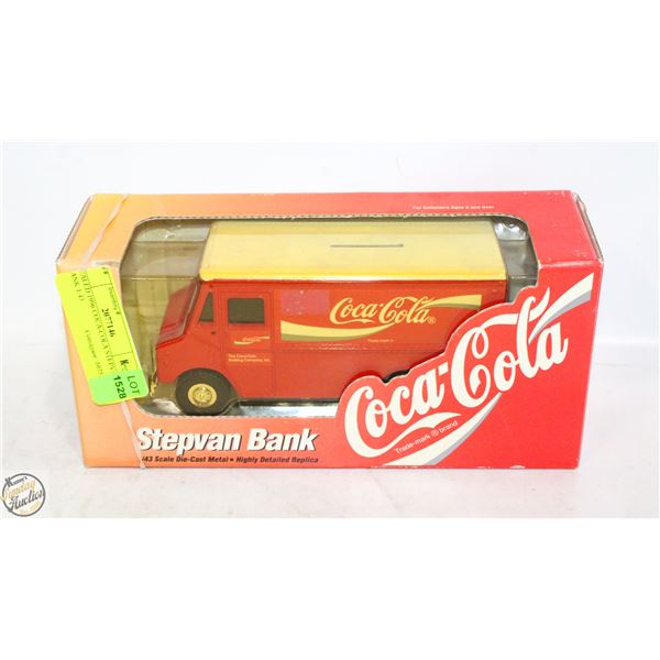 SEALED 1996 COCA-COLA STEPVAN BANK 1:43