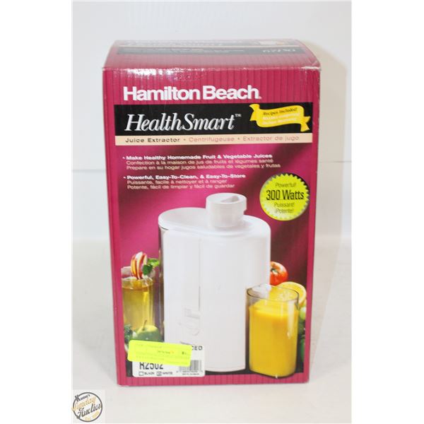 HAMILTON BEACH HEALTH SMART JUICE EXTRACTOR