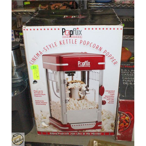 POPFLIX CINEMA STYLE POPCORN KETTLE COOKER L SIZE