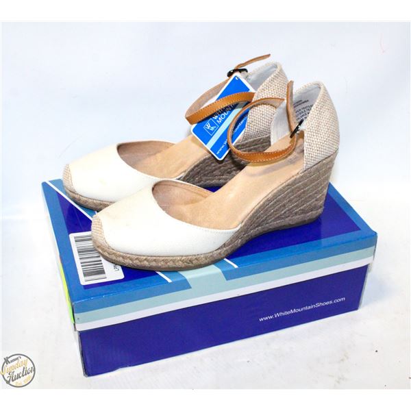 WOMENS WHITE MOUNTAIN SIZE 6.5 ROPPED HEELS