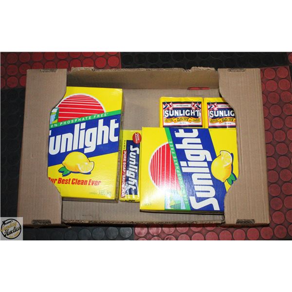 COLLECTION OF NEW VINTAGE SUNLIGHT SOAP &