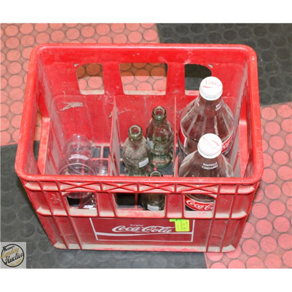 COCA-COLA 2L BOTTLE CRATE WITH EMPTY