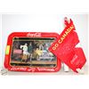 Image 1 : COCA-COLA SERVING TRAY WITH 2 COLA CAR