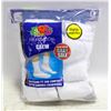 Image 1 : WHITE CREW SOCKS 12-16 SIZE 6-PACK FRUIT OF THE LO