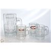 Image 1 : GLASS A&W DRINKING MUGS