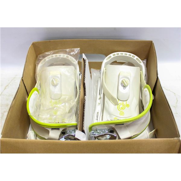 PAIR OF USED SNOWBOARD BINDINGS