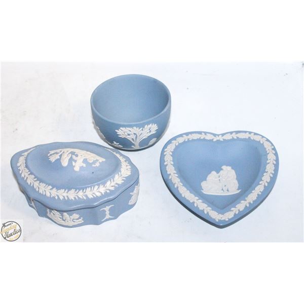 4PC BUNDLE GENUINE WEDGWOOD (LIDDED