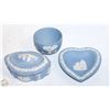Image 1 : 4PC BUNDLE GENUINE WEDGWOOD (LIDDED