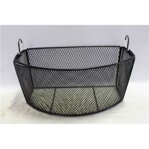 LARGE METAL BASKET WITH HANDLE
