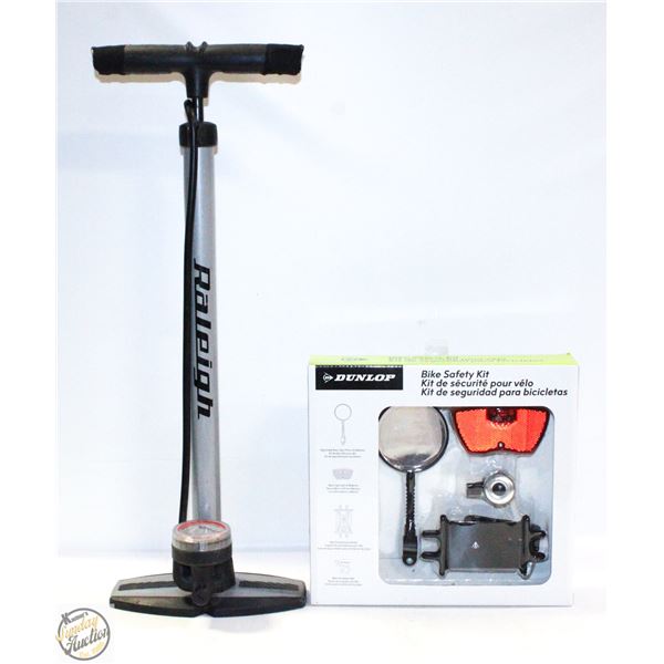 RALEIGH BIKE PUMP+NEW BIKE KIT WITH SMART