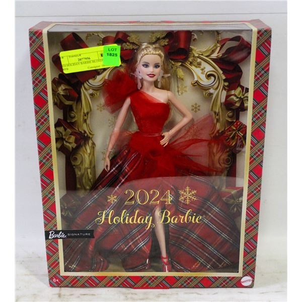 2024 HOLIDAY BARBIE BLONDE NRFB