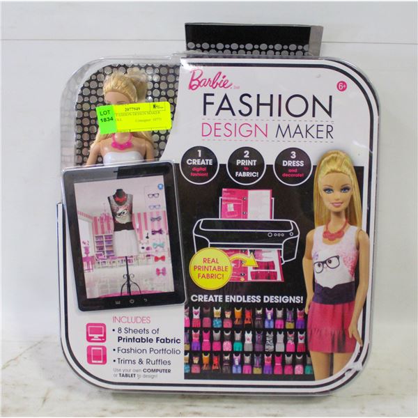 BARBIE FASHION DESIGN MAKER WITH DOLL
