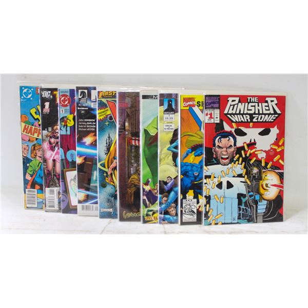 ASSORTED #1 ISSUES COMIC LOT, DC MARVEL INDY