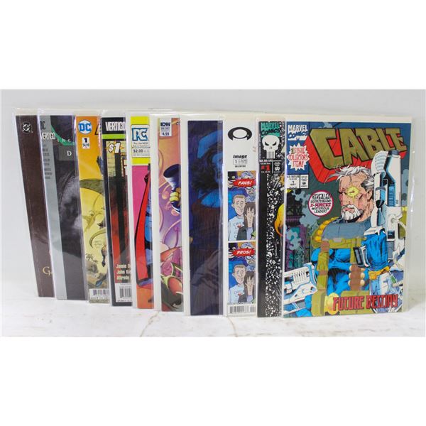 ASSORTED #1 ISSUES COMIC LOT, DC MARVEL INDY