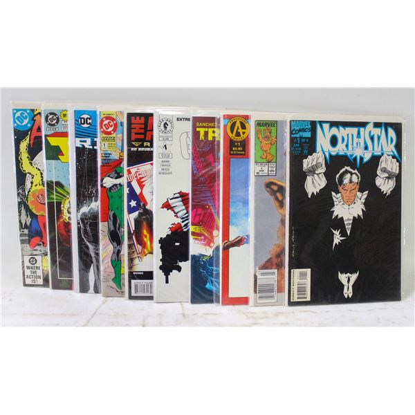ASSORTED #1 ISSUES COMIC LOT, DC MARVEL INDY
